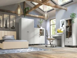 Garderobeskab Mormavu 100 (Mat hvid)