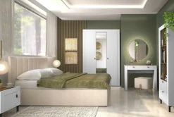 Garderobeskab Mormavu 101 (Mat hvid)