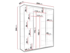 Garderobeskab Murrieta 189