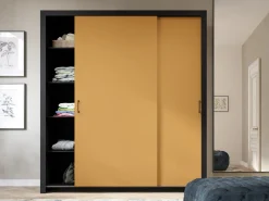 Garderobeskab Murrieta 192 (Sort + Gul)