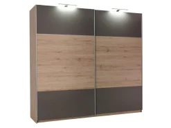 Garderobeskab Murrieta 150 (San remo eg + Grå)