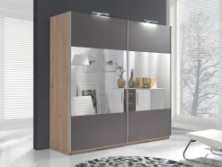 Garderobeskab Murrieta 136 (San remo eg + Grå)