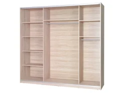 Garderobeskab Murrieta 136 (San remo eg + Grå)