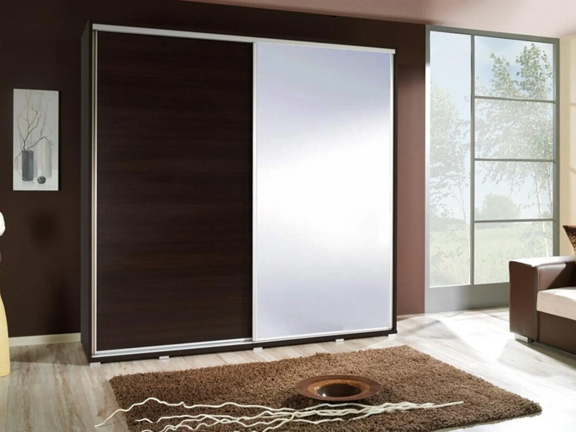 Garderobeskab Murrieta 135 (Wenge)