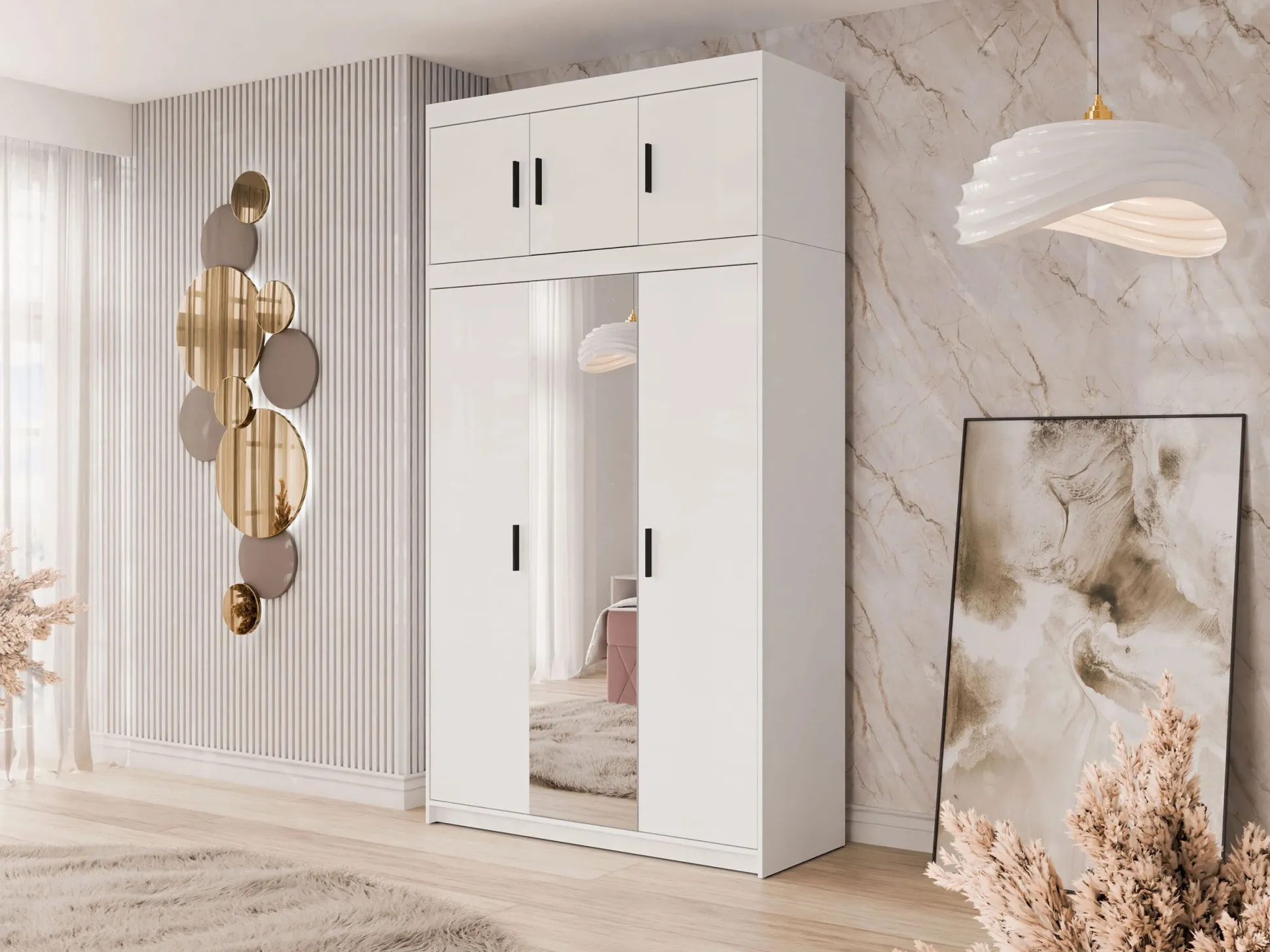 Garderobeskab Novduni 105 (Hvid)