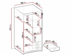 Garderobeskab Novduni 112 (Lefkas eg)