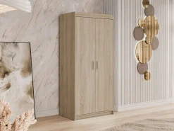 Garderobeskab Novduni 100 (Sonoma eg)