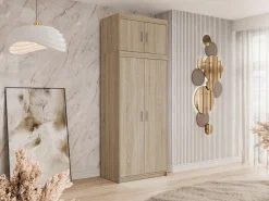 Garderobeskab Novduni 103 (Sonoma eg)