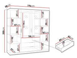 Garderobeskab Ophdome 105