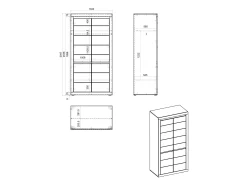 Garderobeskab Ophtola 117