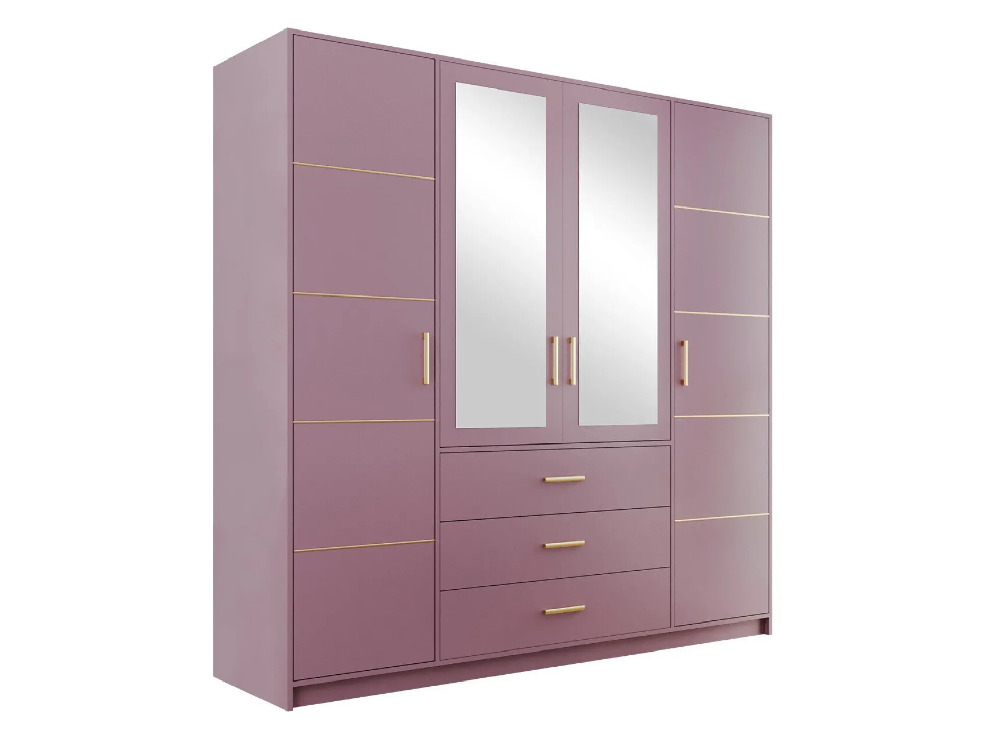 Garderobeskab Rosa I (Lilla)
