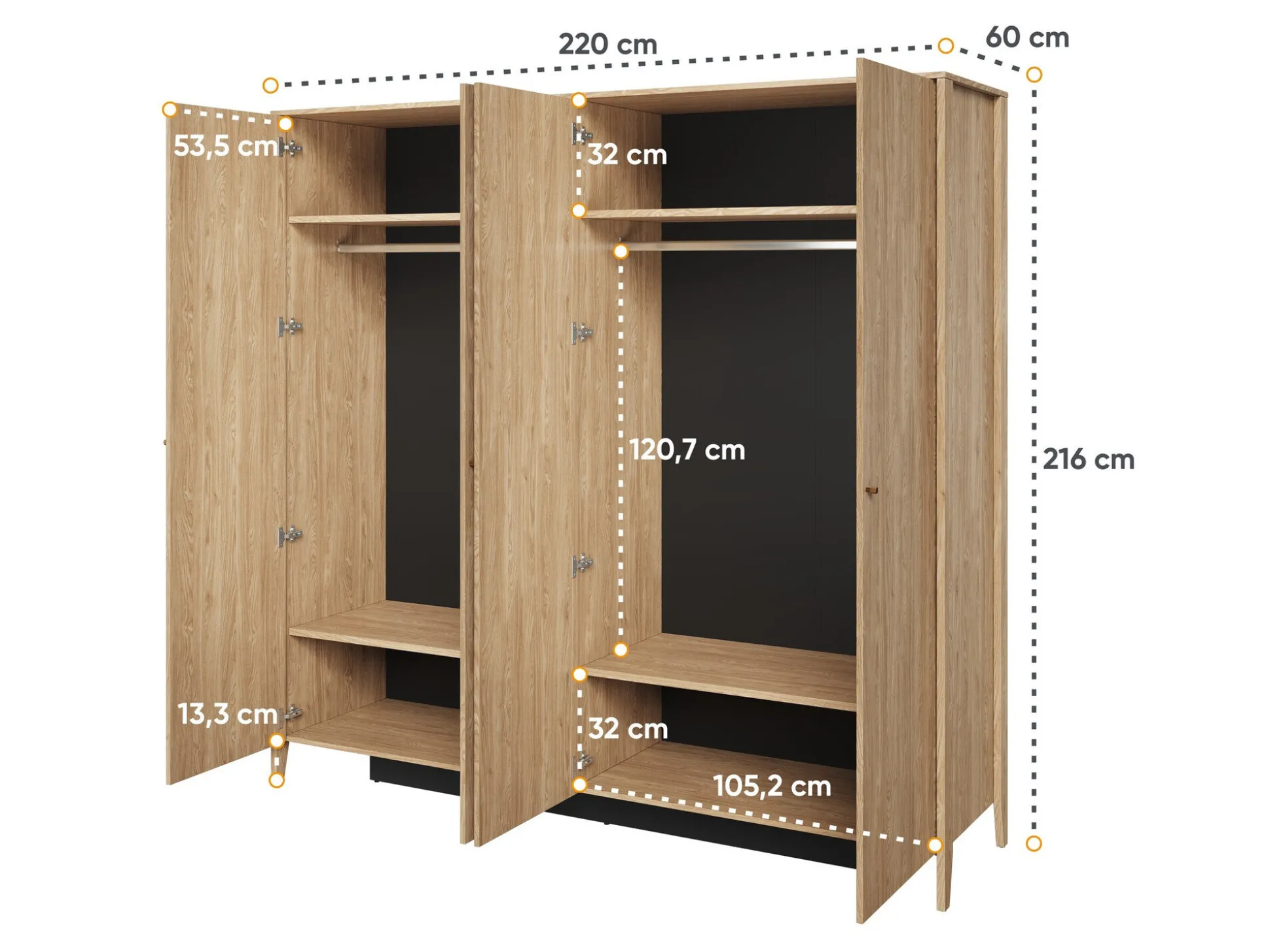 Garderobeskab Salviri 100