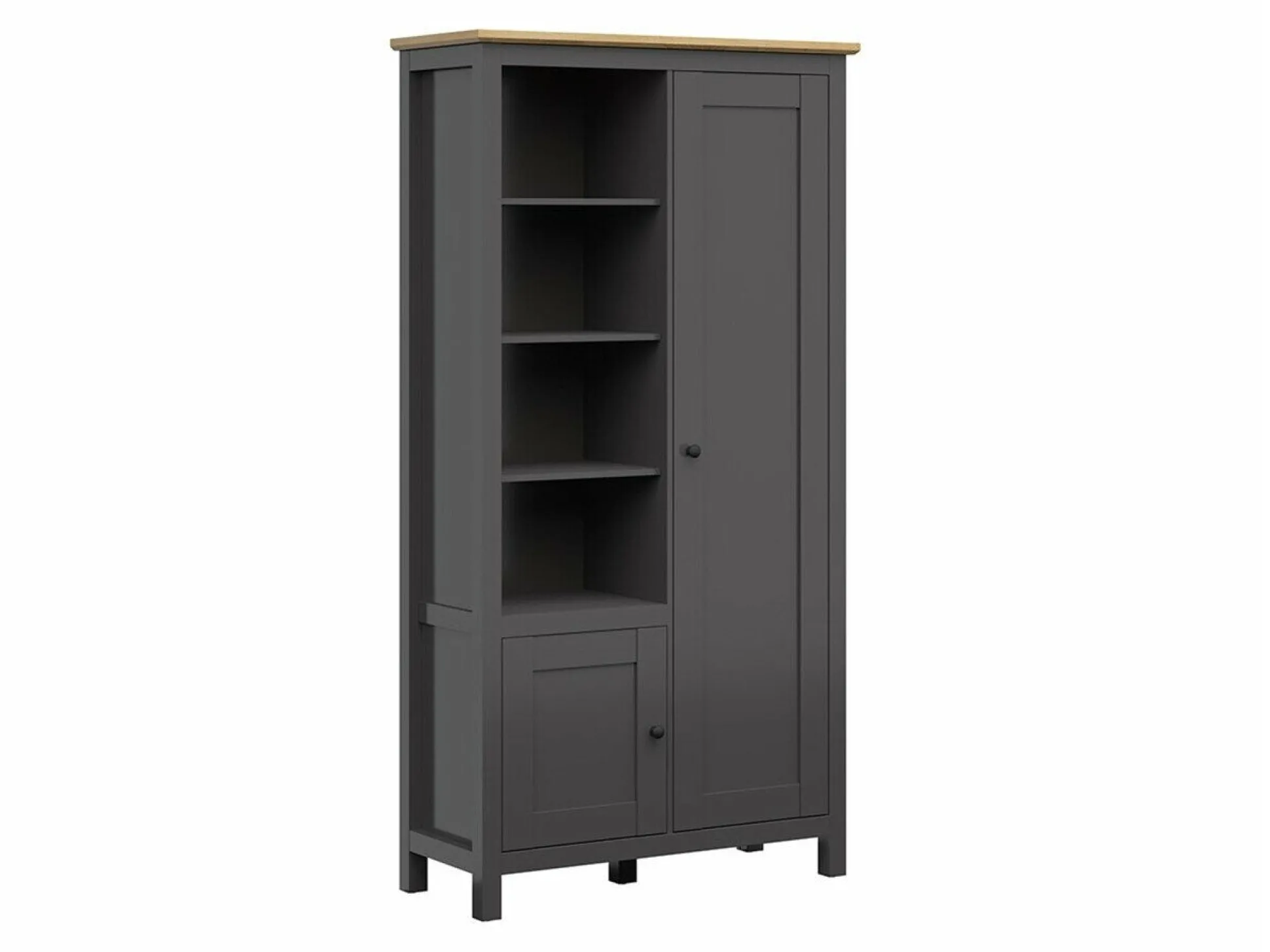 Garderobeskab Sordoro 128 (Grafit + Artisan eg)