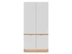 Garderobeskab Teselbu 113 (Hvid + Egetræ)