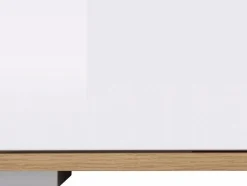 Garderobeskab Tivetra 111 (Wotan eg + Glansfuld hvid)