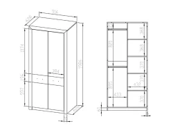 Garderobeskab Tivmori 100