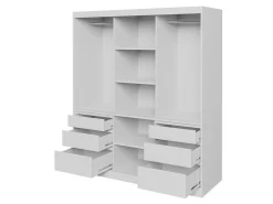 Garderobeskab Toledo 120 (Hvid)