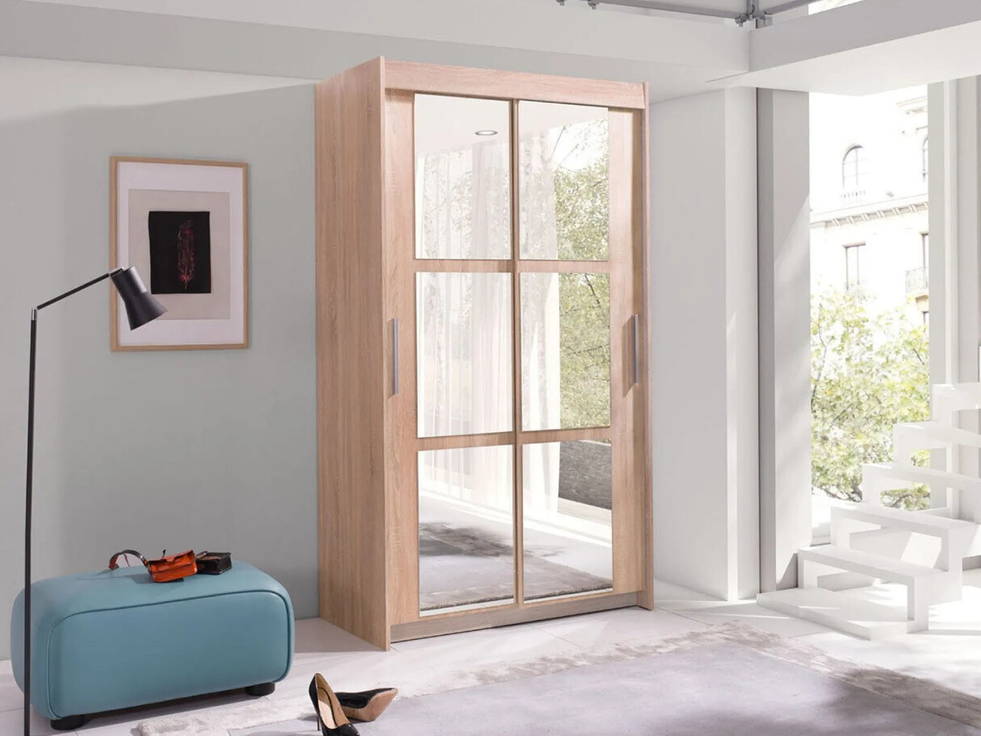 Garderobeskab Toledo 101 (Sonoma eg)