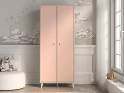 Garderobeskab Tortoli 101 (Lyserød)