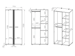 Garderobeskab Venleva 100