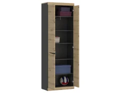 Garderobeskab Venlori 118 (Artisan eg + Antracit)