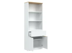 Hjemmekontorsæt Catelbi 118 (Hvid + Egetræ)