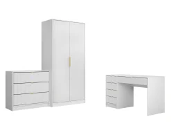 Hjemmekontorsæt Comfivo Papilio IV (Hvid)