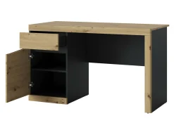 Hjemmekontorsæt Venlori 130 (Antracit + Artisan eg)