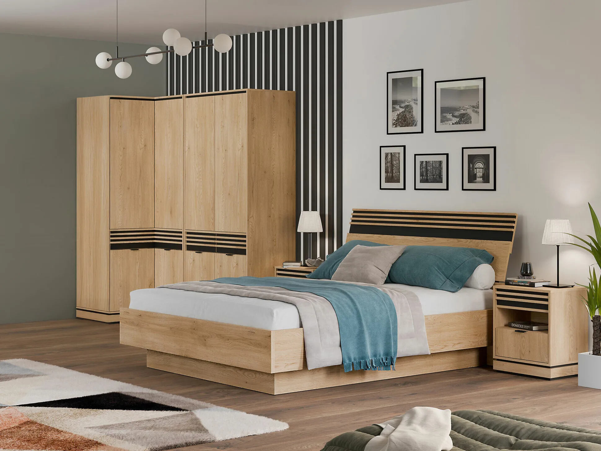 Hjørnegarderob Cavtole 110