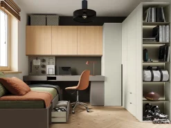 Hjørnegarderob Evareve 100