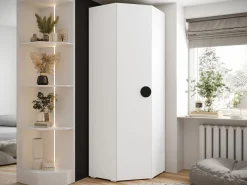 Hjørnegarderob Hartford 568 (Hvid)