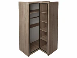 Hjørnegarderob Lorelie 119 (Trøffel egetræ)