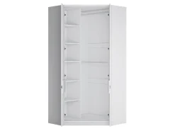 Hjørnegarderob Merfere 101 (Hvid)