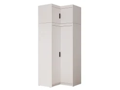Hjørnegarderob Novduni 121 (Hvid)