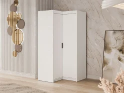 Hjørnegarderob Novduni 116 (Hvid)