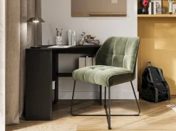 Hjørneskrivebord Austin 302 (Sort)