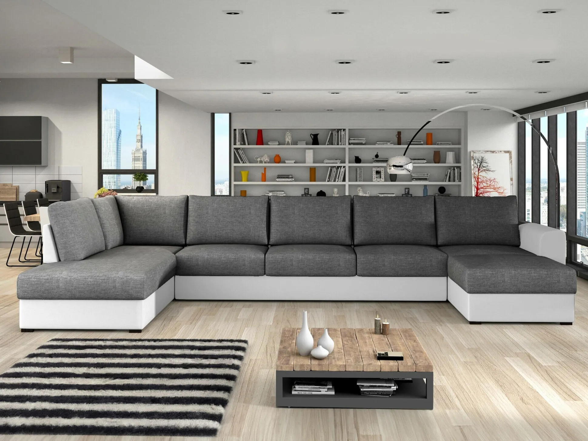 Hjørnesofa Comfivo Flumen I (Soft 017 + Lux 06)