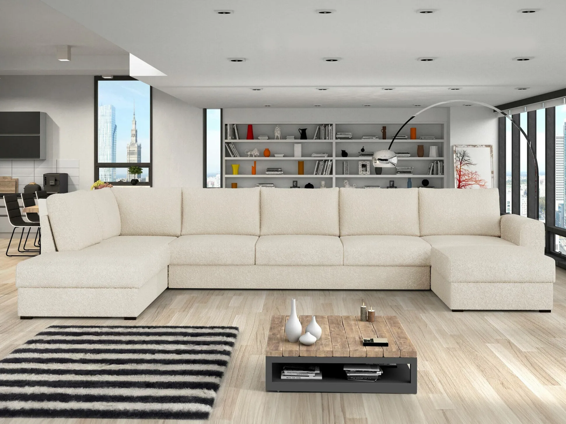 Hjørnesofa Comfivo Flumen III (Abriamo 03)