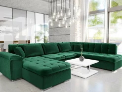 Hjørnesofa Comfivo Gemma VI (Magic Velvet 2225-151 + Venus Velvet 2941)