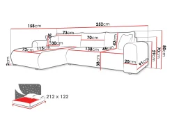 Hjørnesofa Comfivo Labor (Taro 01)