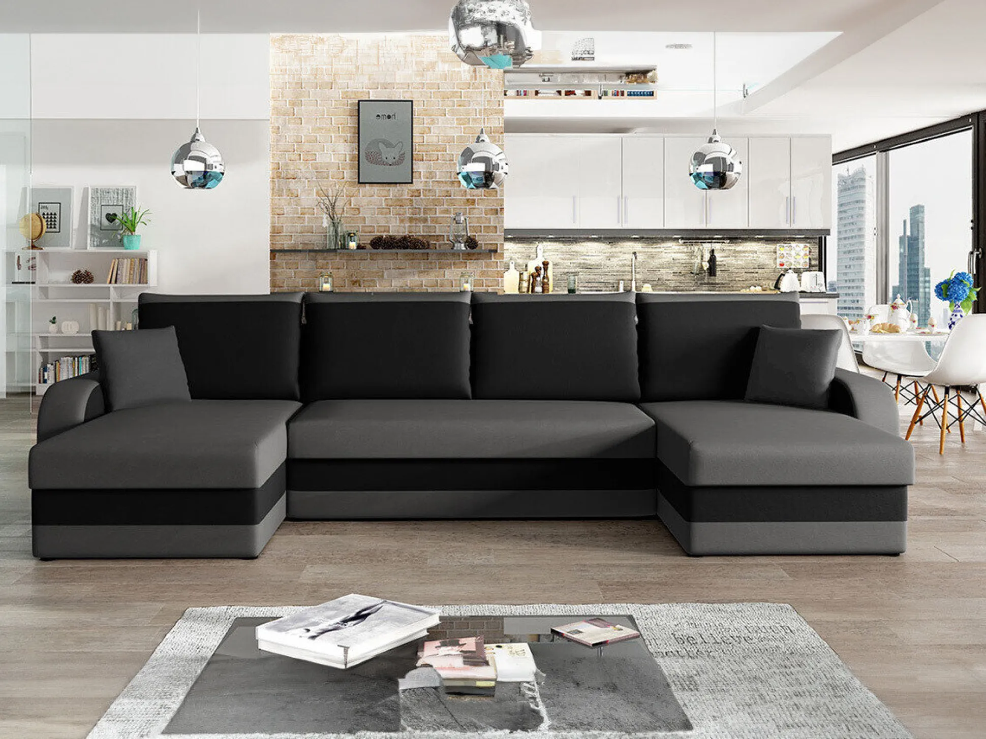 Hjørnesofa Comfivo Melissa IV (Alova 36 + Alova 04)