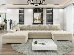 Hjørnesofa Comfivo Oliva I (Venus Velvet 2927 + Miu 2041 + Venus Velvet 2927)