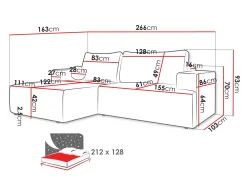 Hjørnesofa Comfivo Societas (Wave 15)