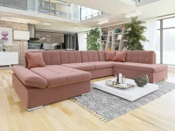 Hjørnesofa Comfivo Tilia II (Venus Velvet 2918 + Magic Velet 2258)
