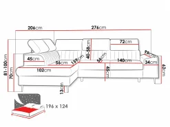Hjørnesofa Comfivo Universum (Wave 15)
