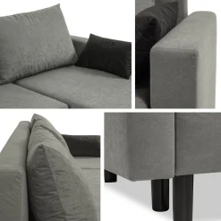 Hjørnesofa Delaware 100 (Alova 04 + Alova 10)