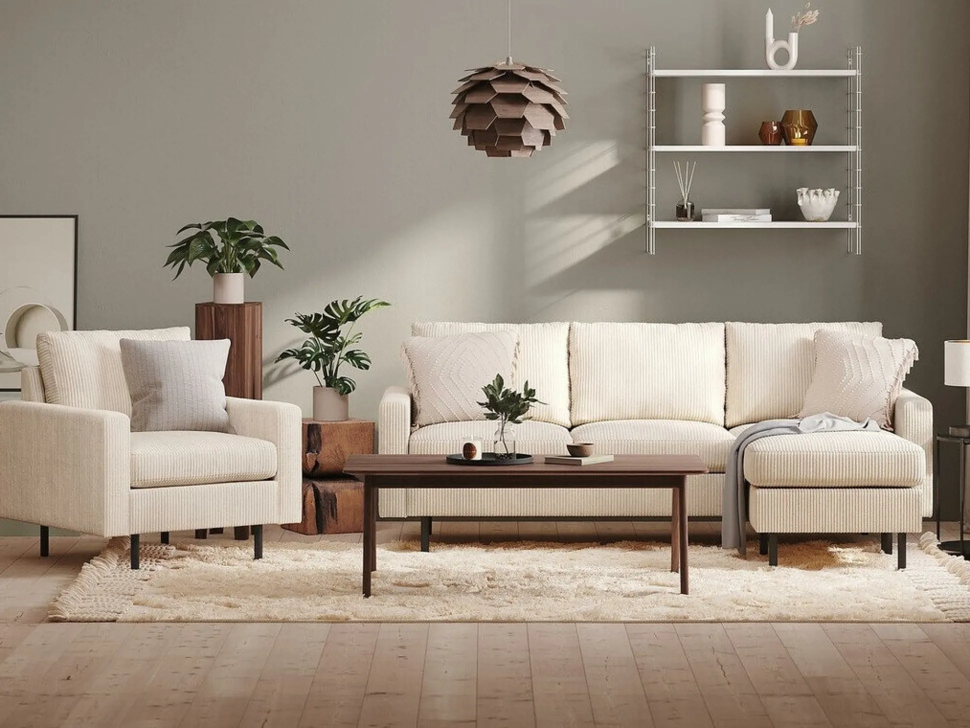 Hjørnesofa Dortesa 120 (Lincoln 03)