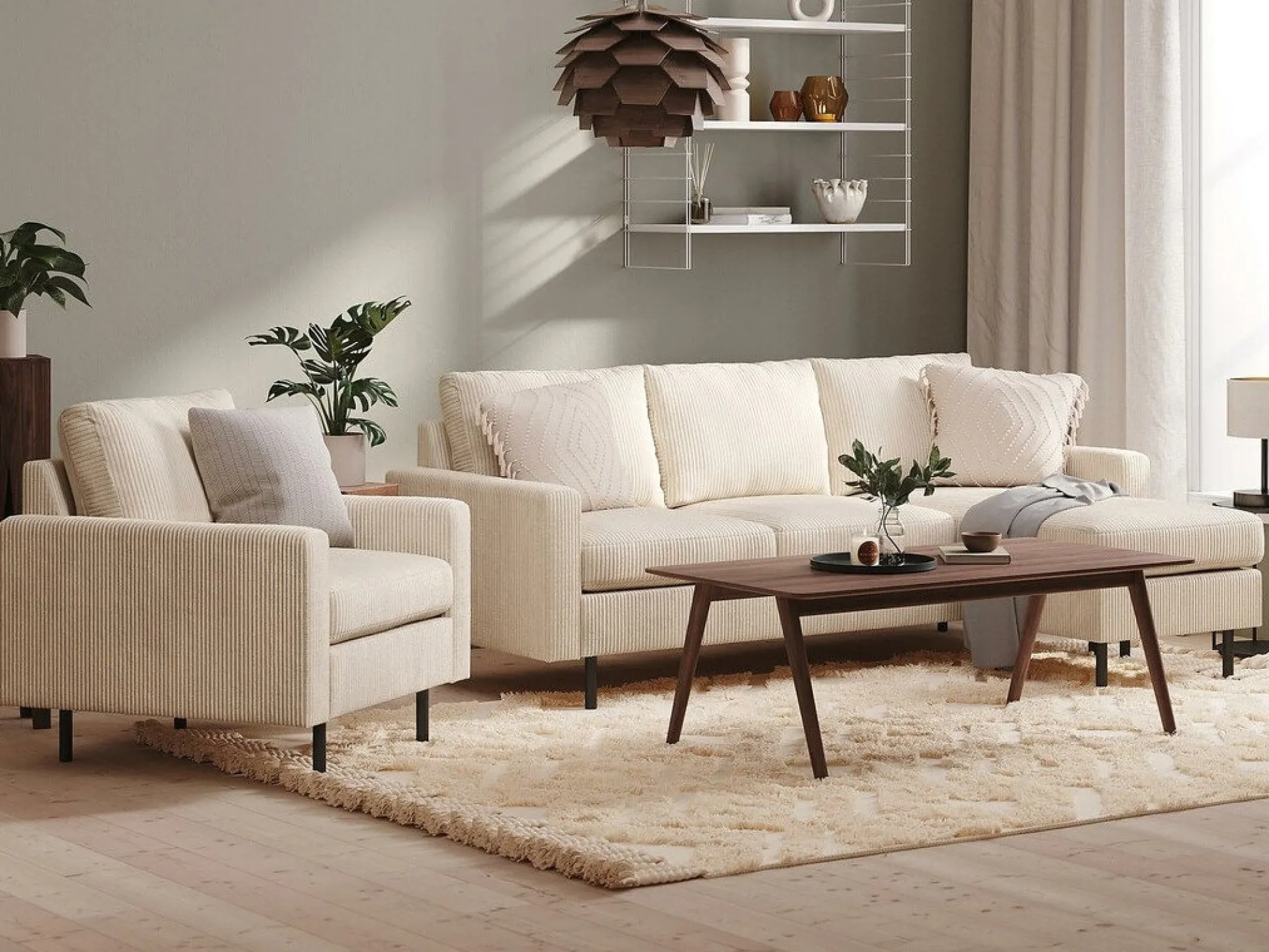 Hjørnesofa Dortesa 120 (Lincoln 03)