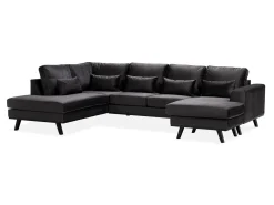 Hjørnesofa Floromo 121 (Monolith 95)