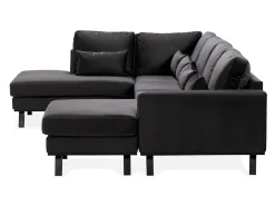 Hjørnesofa Floromo 121 (Monolith 95)